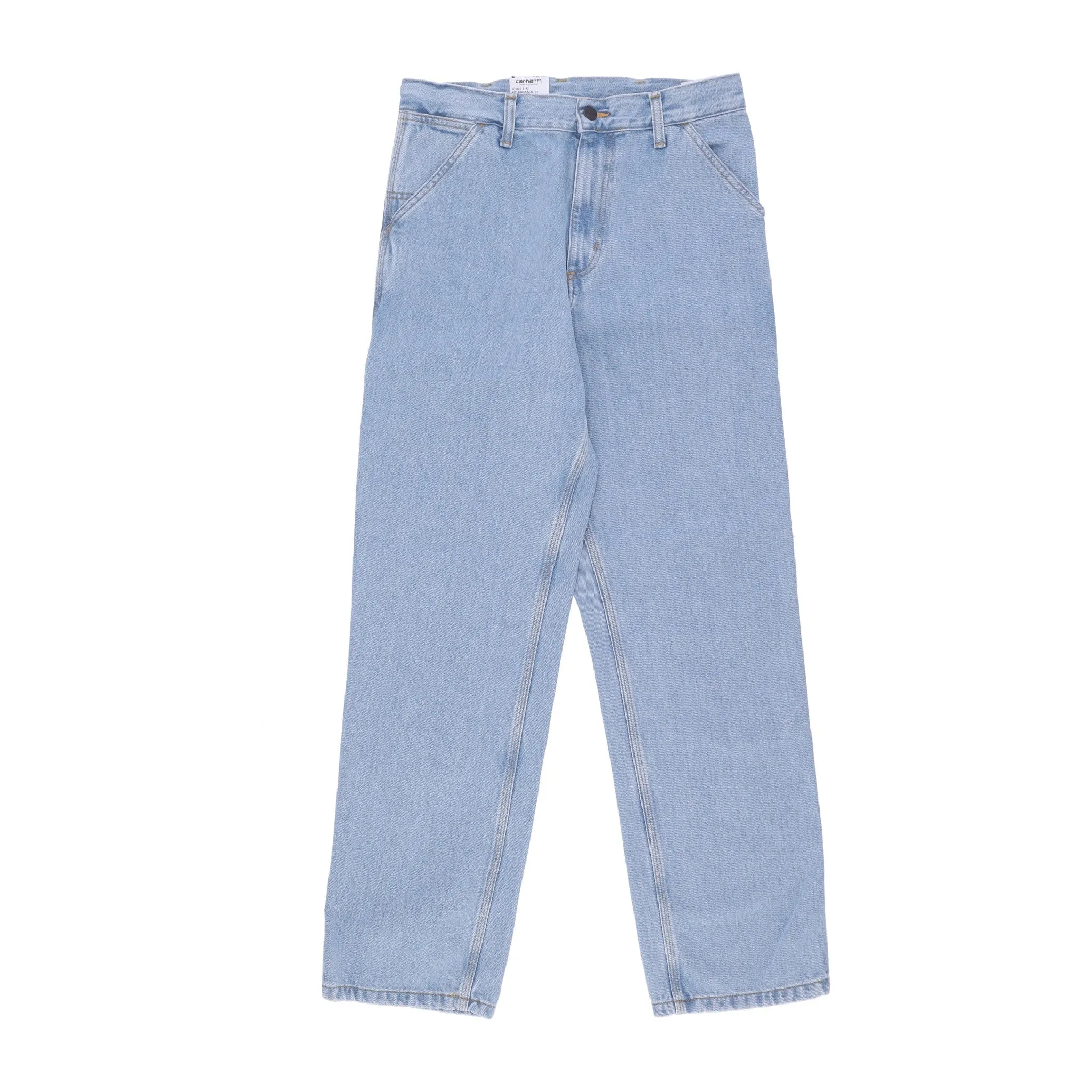 Jeans Uomo Single Knee Pant Blue Heavy Stone Bleached