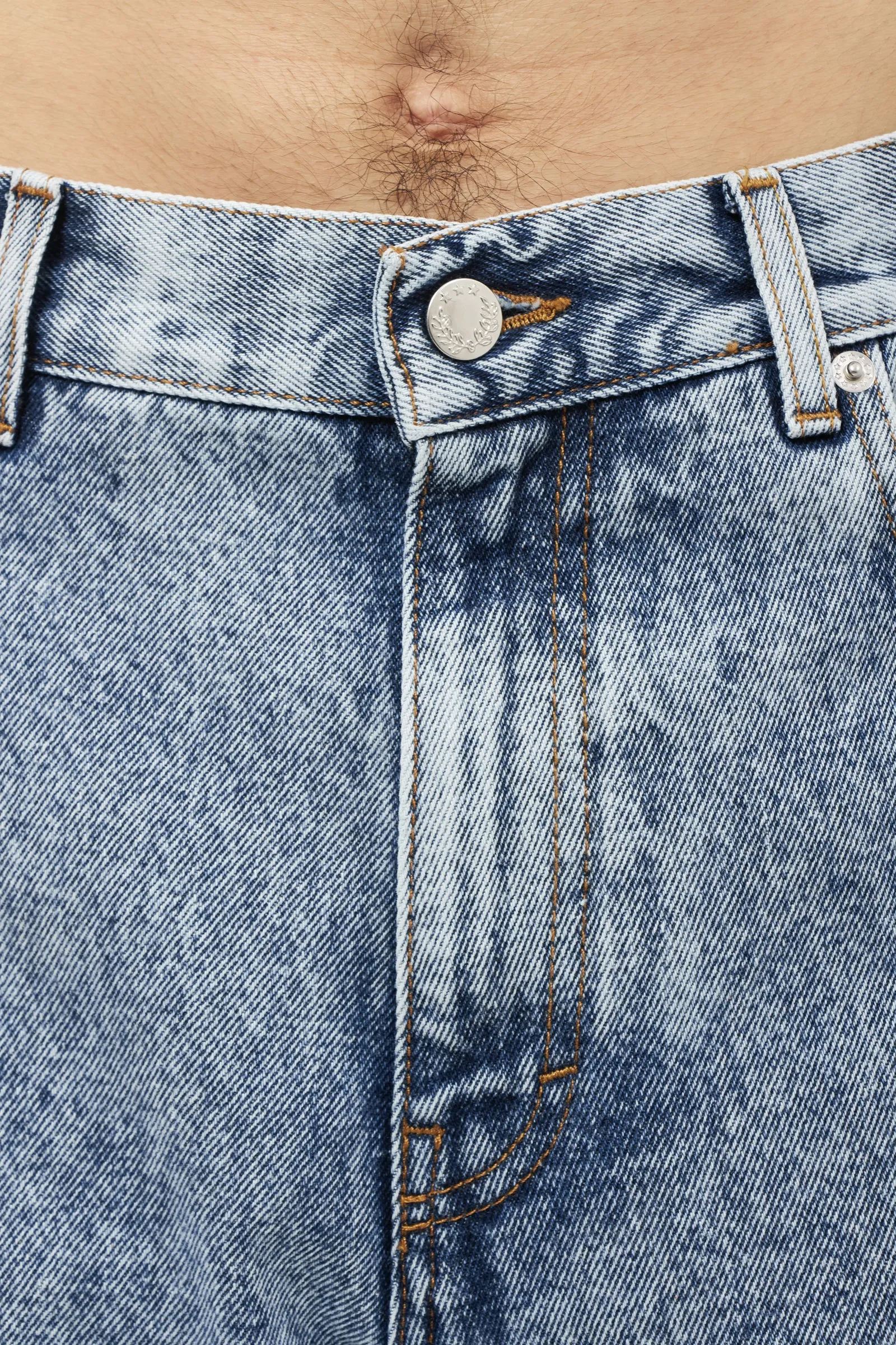Jeans WIDE CUT in cotone blu