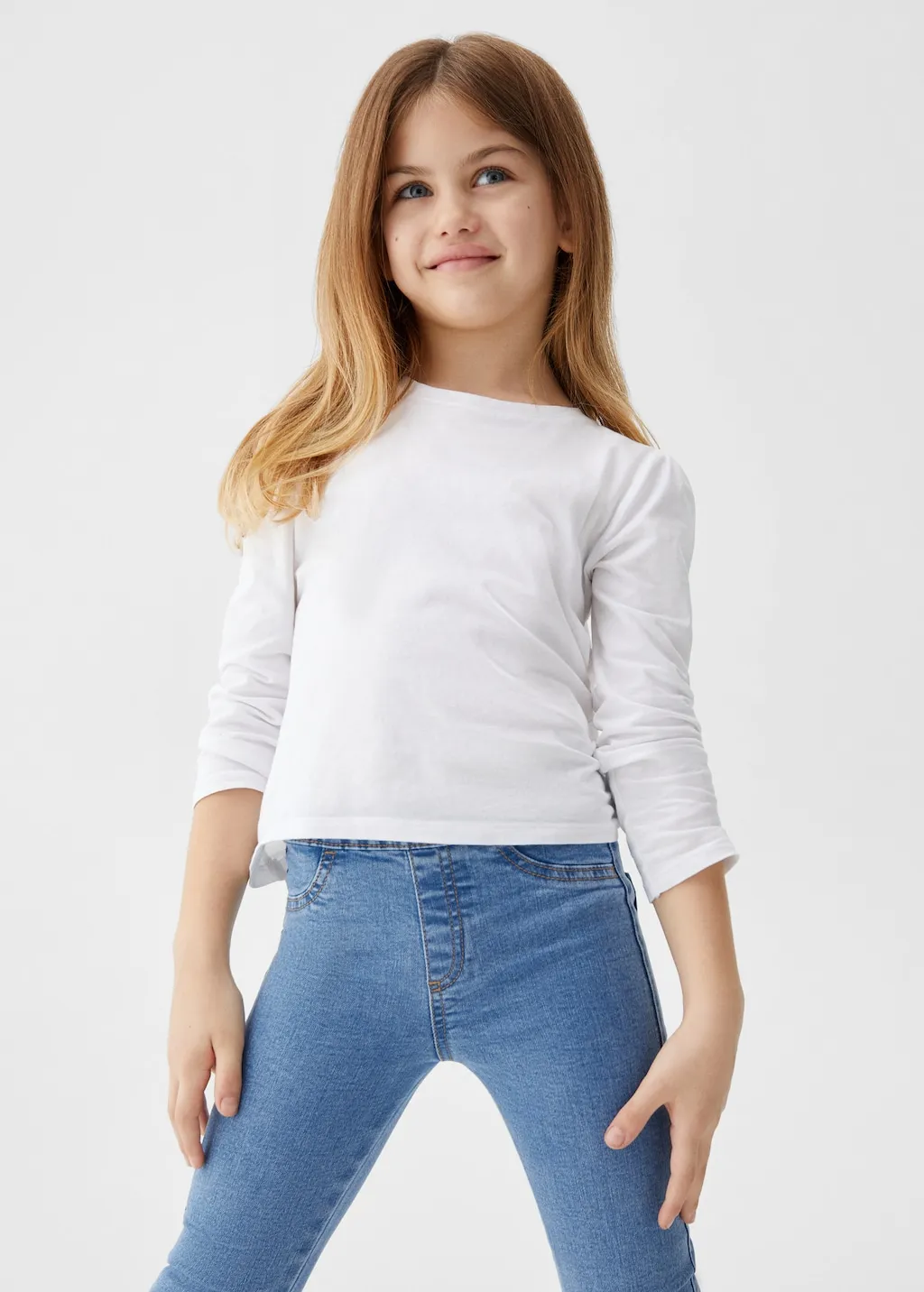 Jeggings a vita alta elasticizzati
