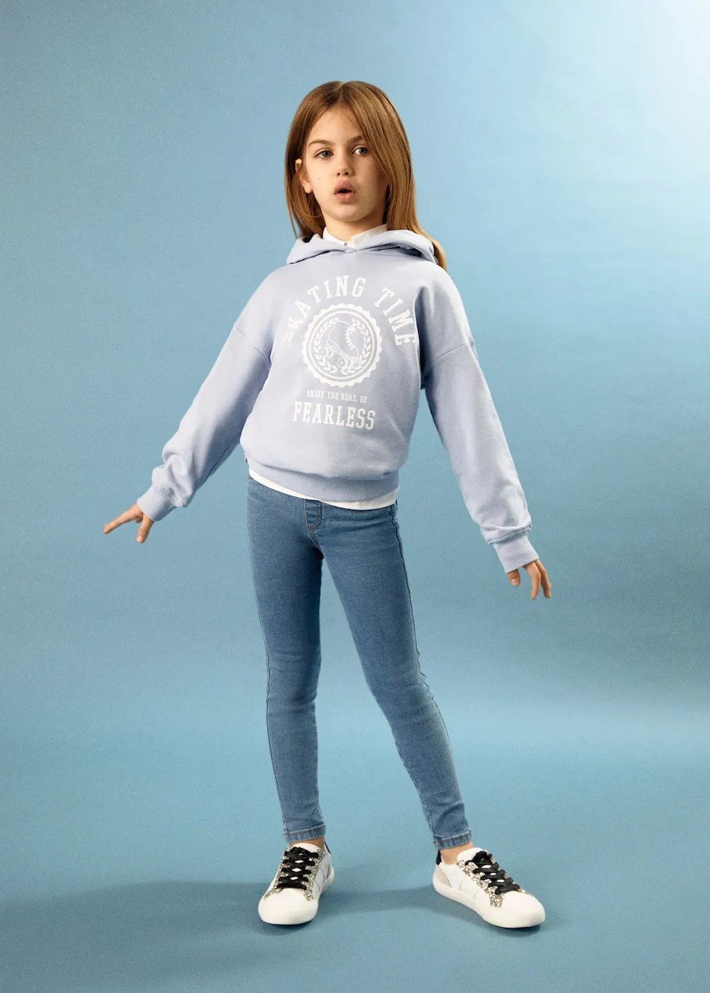 Jeggings a vita alta elasticizzati
