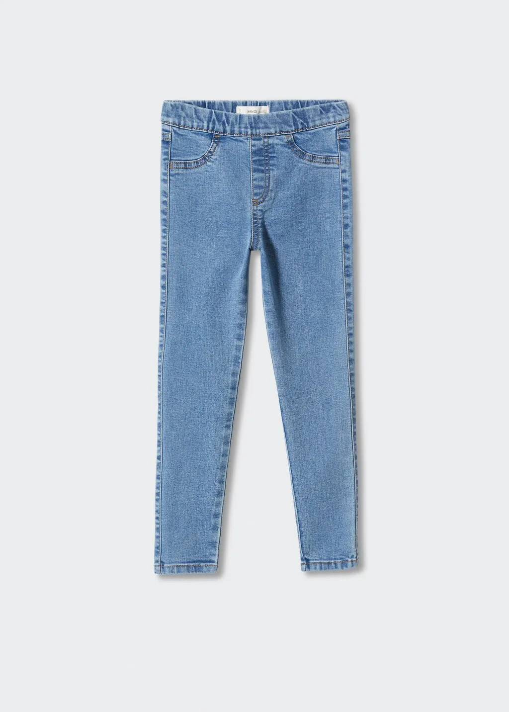 Jeggings a vita alta elasticizzati