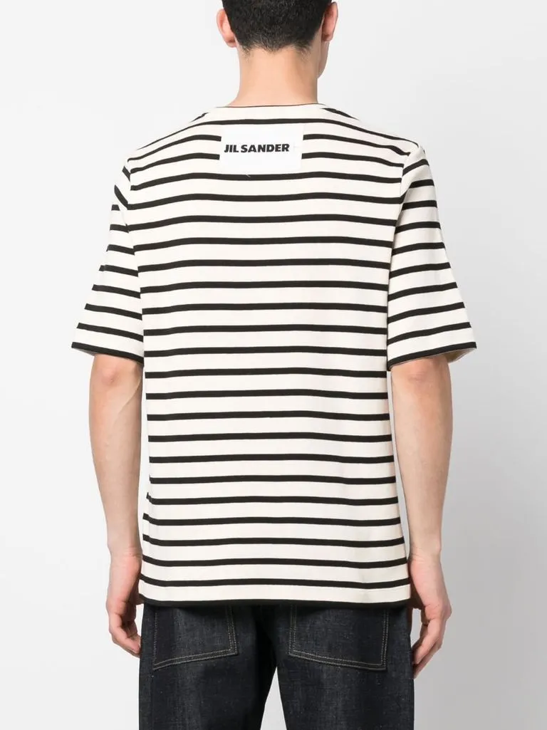 jil sander T-shirt a righe