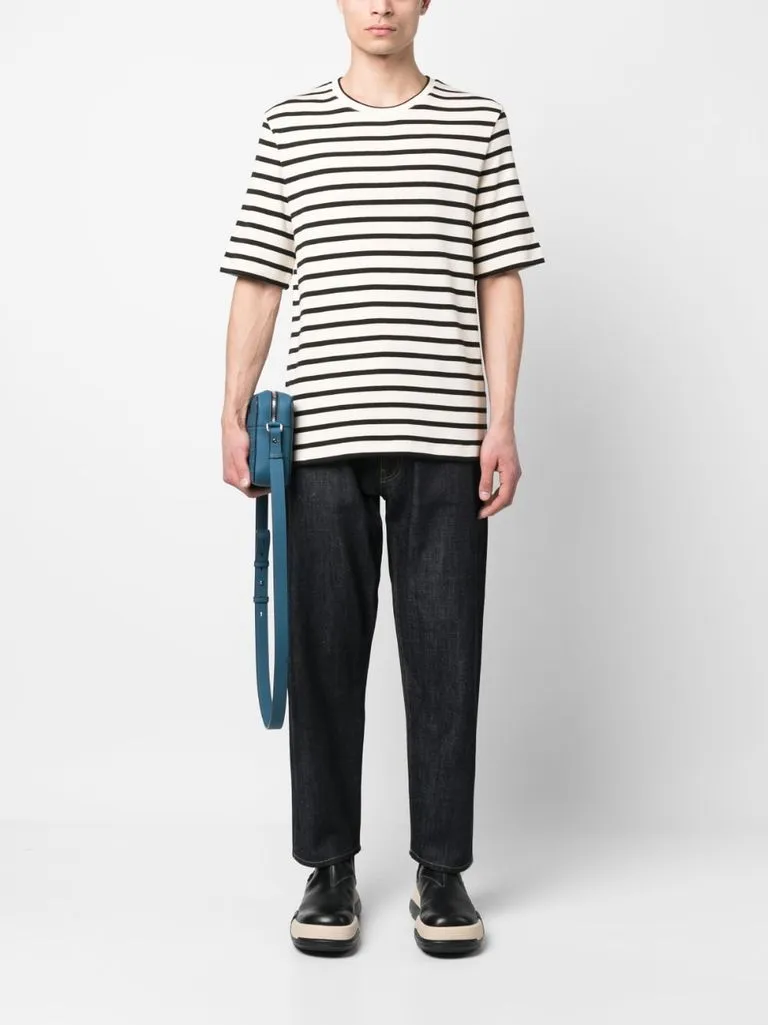 jil sander T-shirt a righe