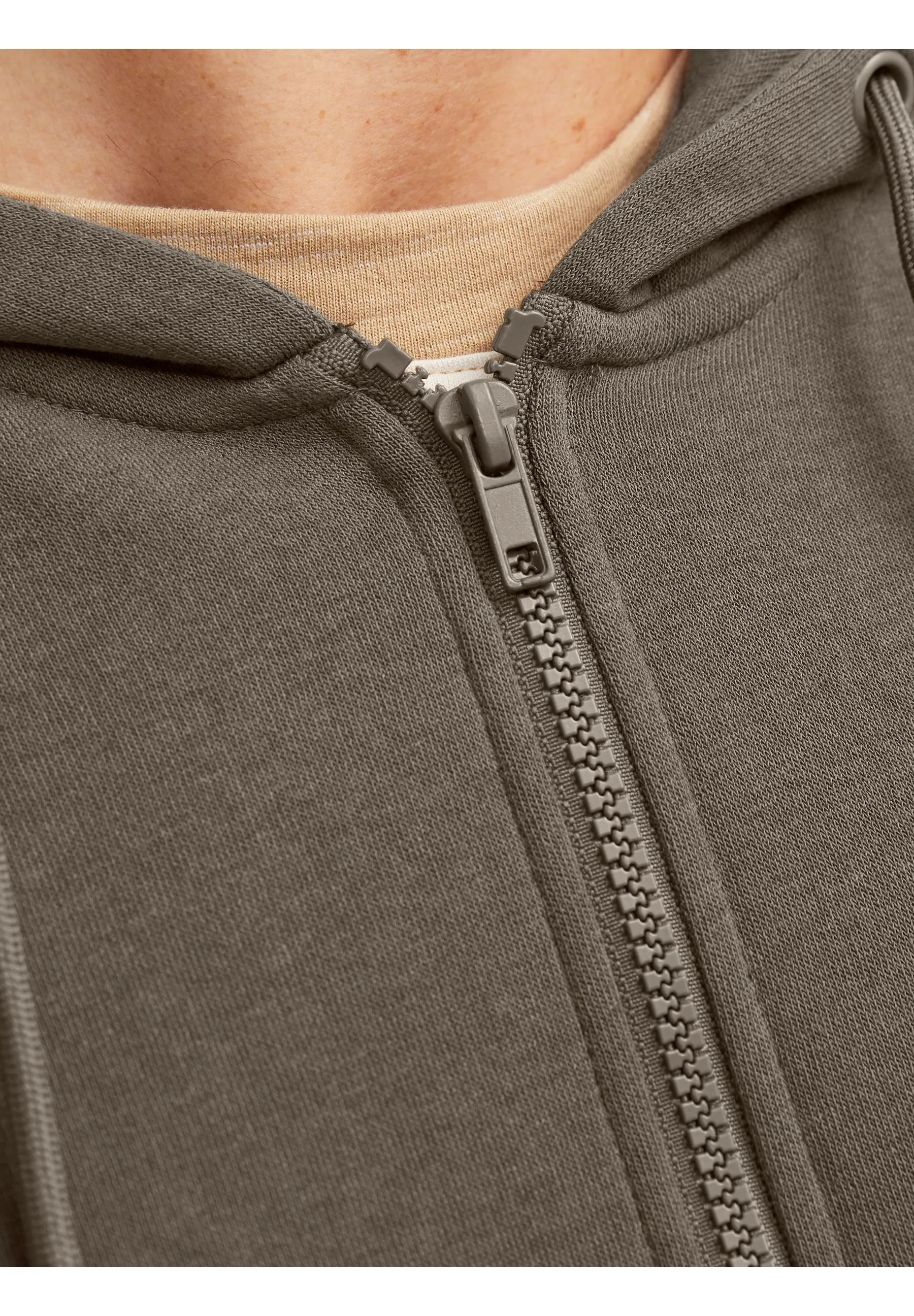 JJEBRADLEY ZIP HOOD - Felpa con zip