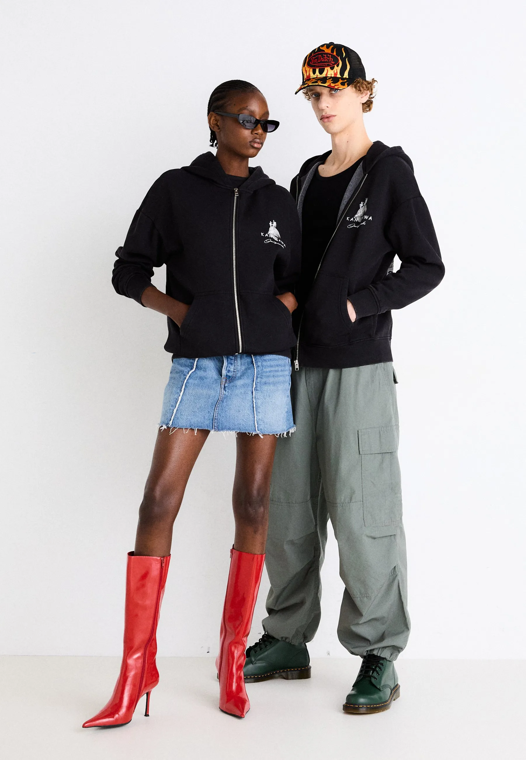 JORVENOM ZIP HOOD UNISEX - Felpa con zip