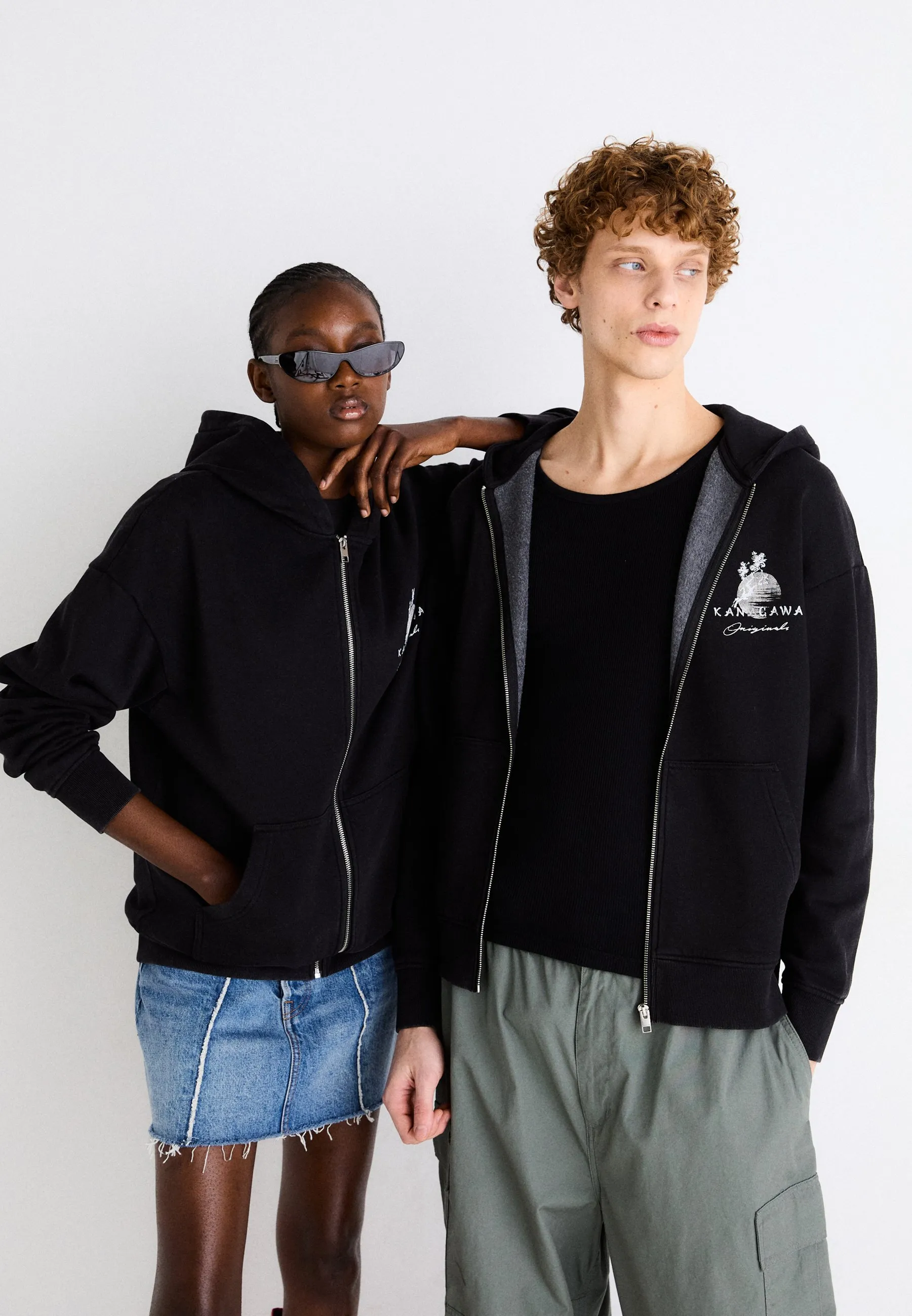 JORVENOM ZIP HOOD UNISEX - Felpa con zip