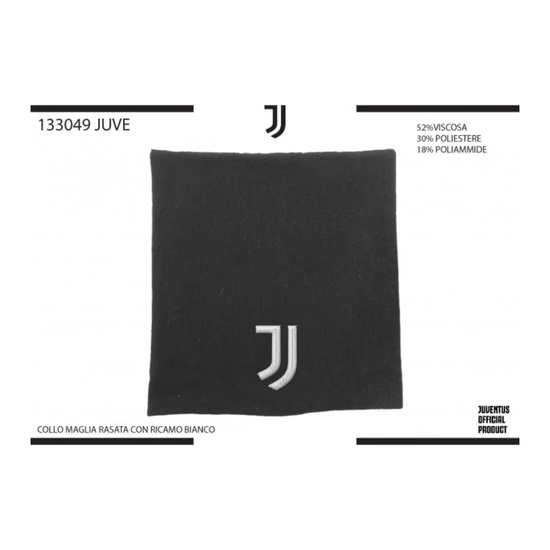 JUVENTUS SCALDACOLLO RICAMATO