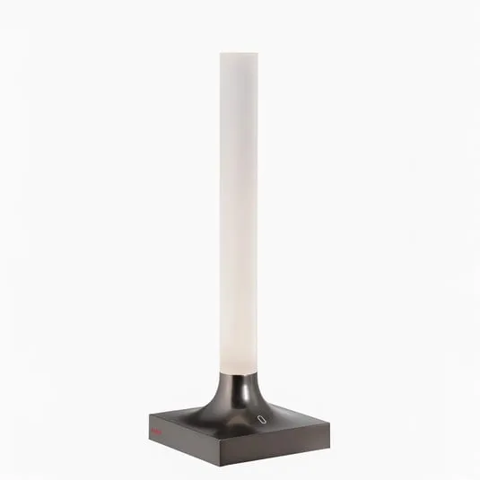 Kartell Goodnight LED da tavolo IP20 titanio satin