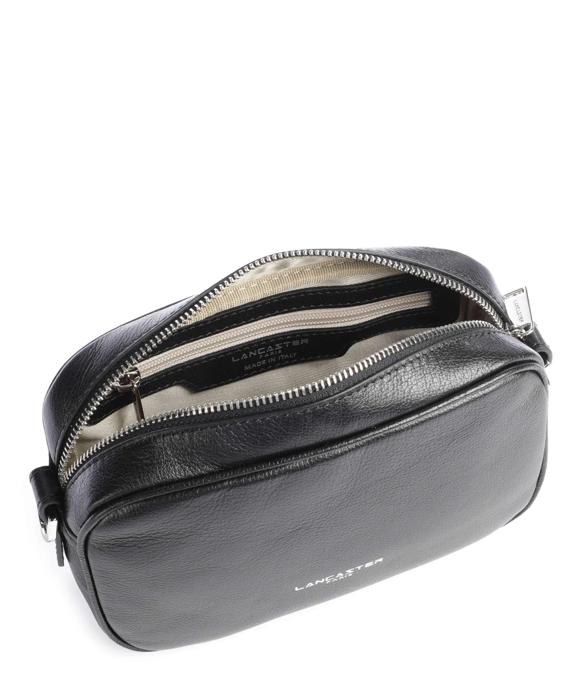  Lancaster Firenze Fashion Borsa a tracolla pelle di vacchetta finemente grana nero  