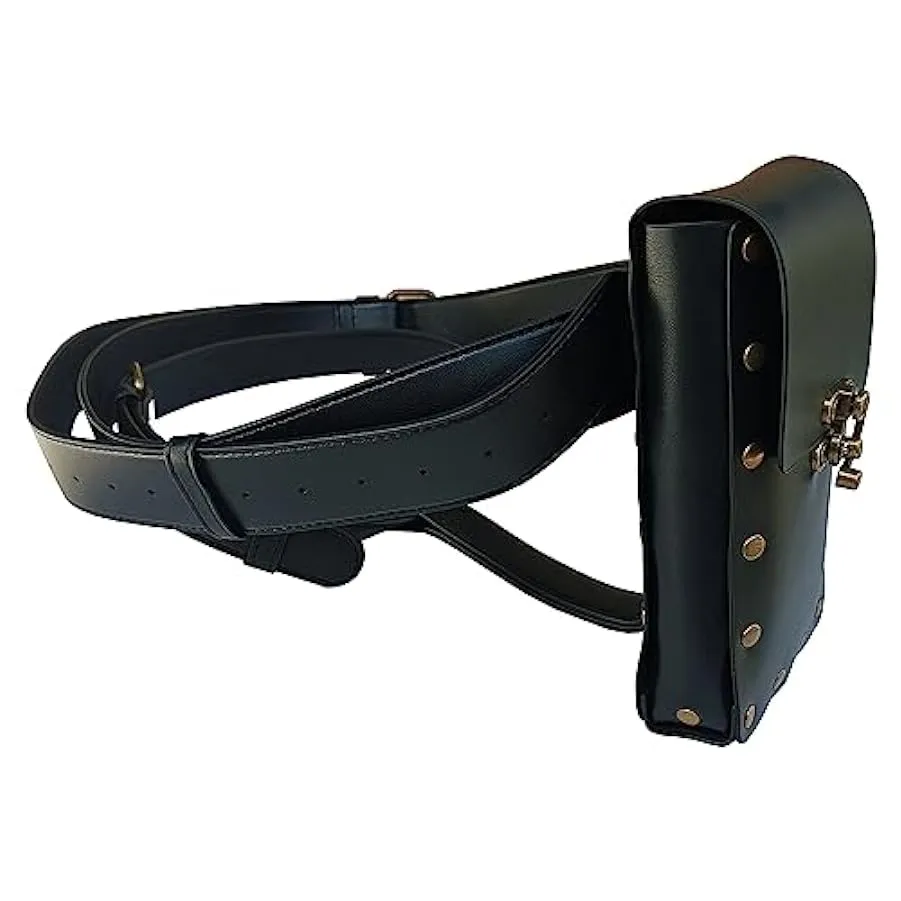 Larswon Borsa da gamba, borsa rinascimentale borsa imbracatura da gamba borsa da cintura in pelle sintetica per le donne Hip bag