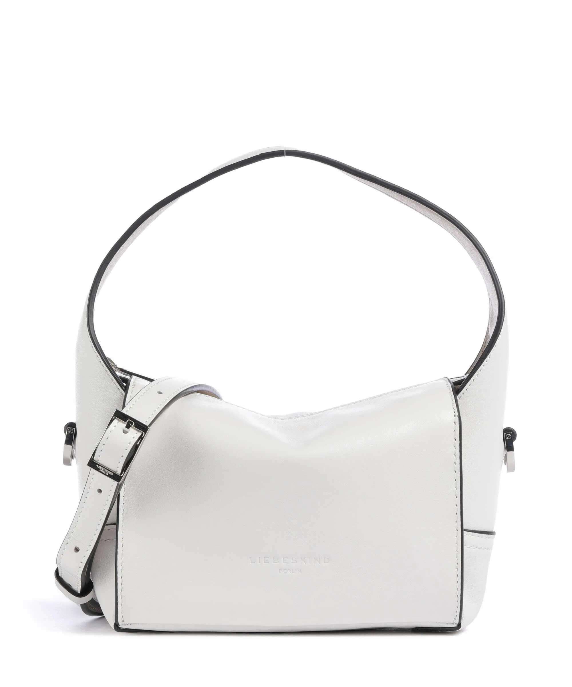  Liebeskind Lou 2 Calf Optic XS Borsa a tracolla pelle a grana fine bianco  