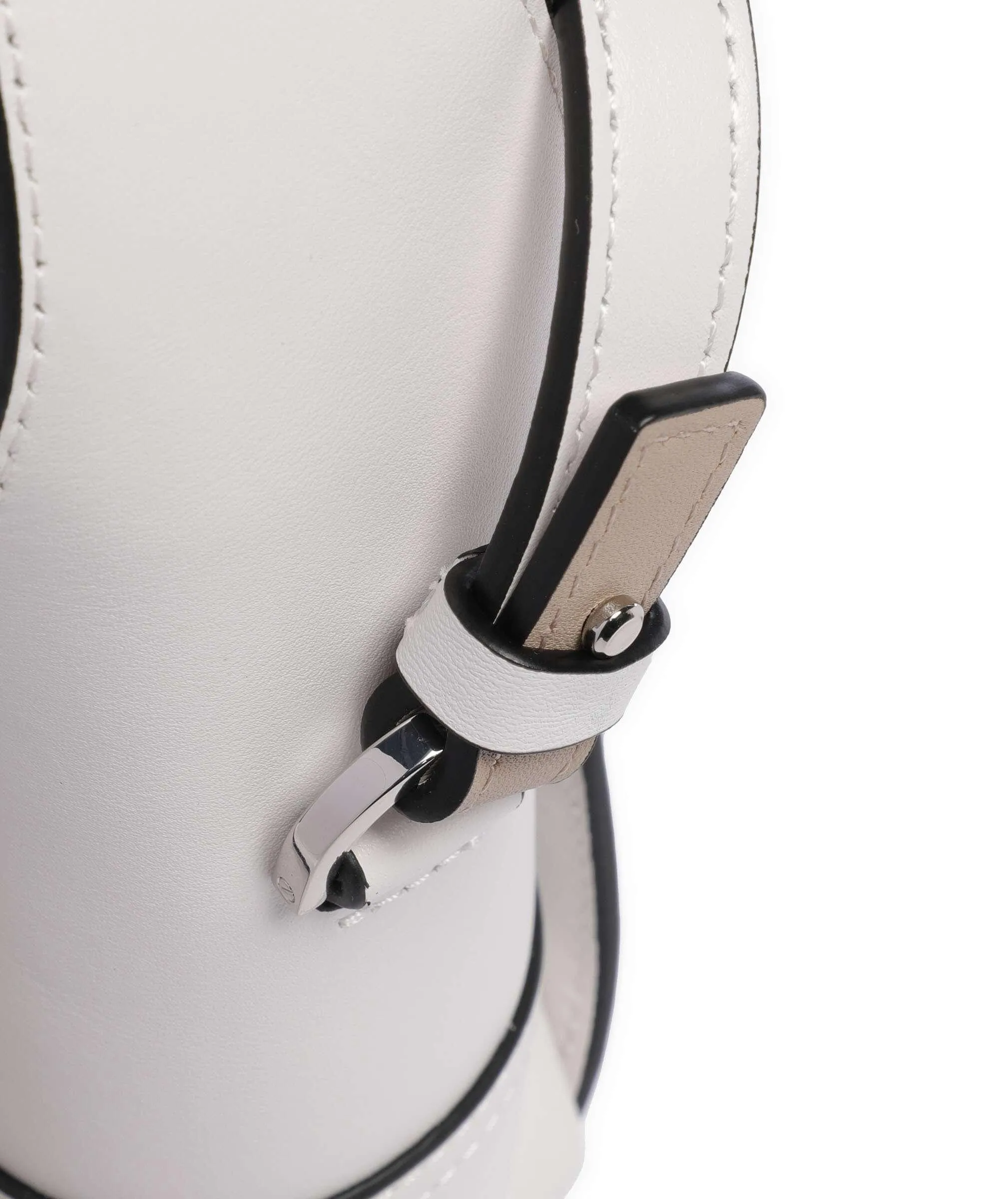  Liebeskind Lou 2 Calf Optic XS Borsa a tracolla pelle a grana fine bianco  