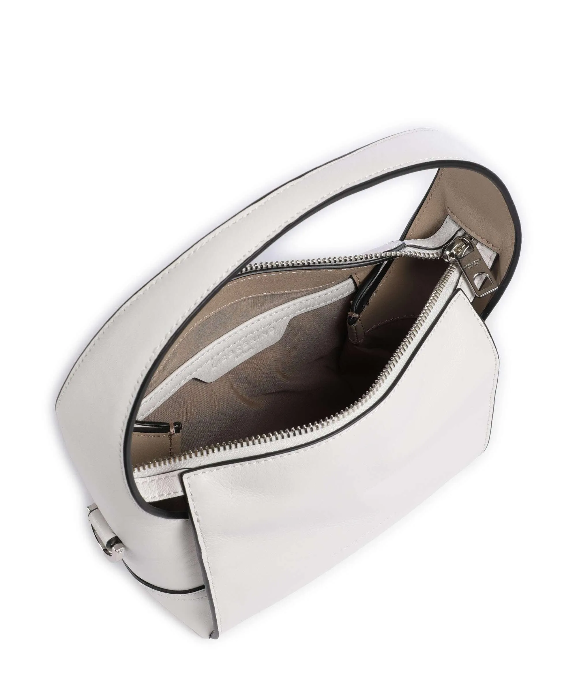  Liebeskind Lou 2 Calf Optic XS Borsa a tracolla pelle a grana fine bianco  