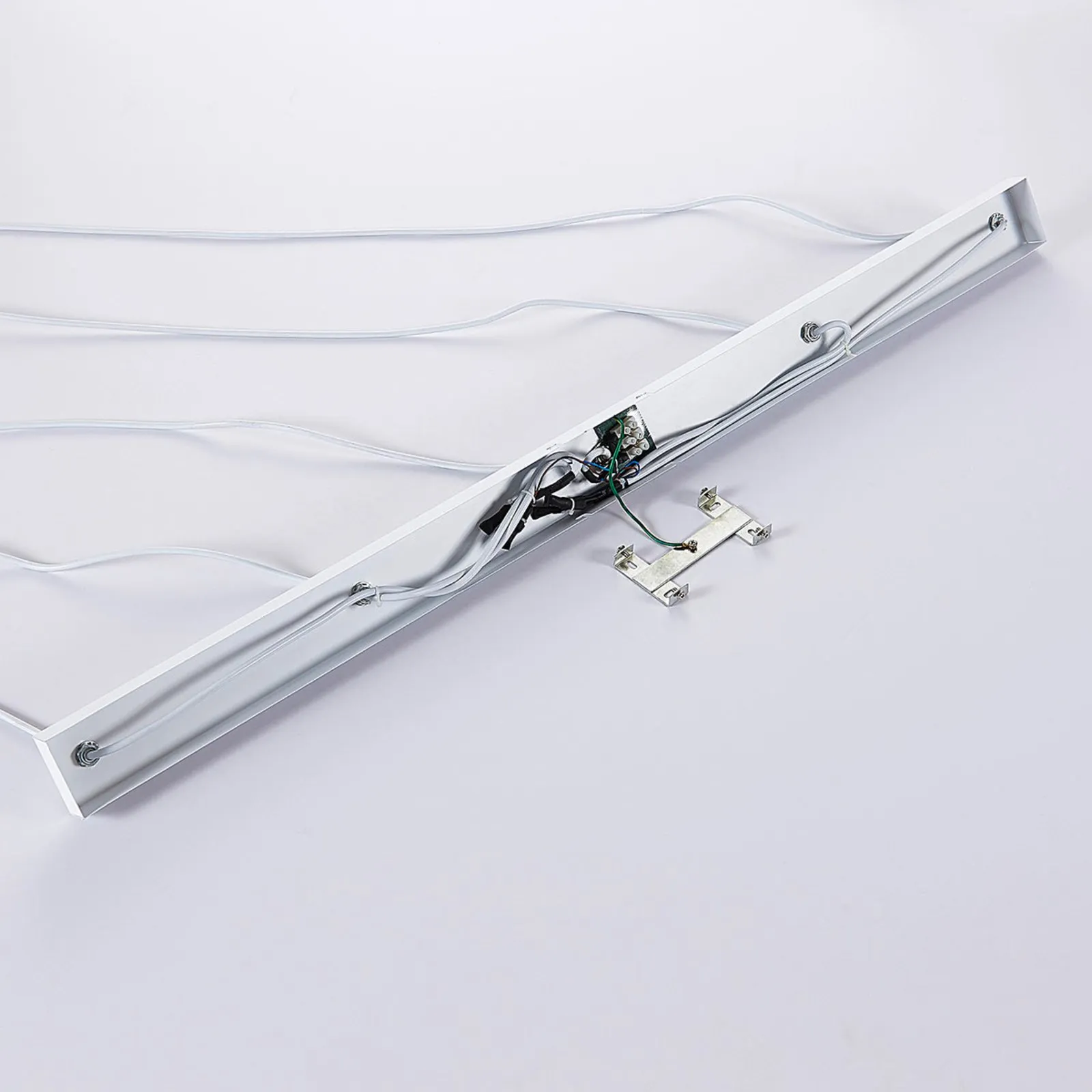 Lindby lampada a sospensione Arina, 100 cm, bianco, a 5 luci, E14