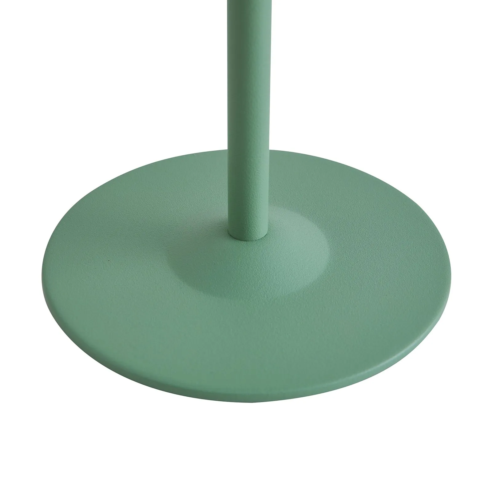 Lindby Lampada da tavolo LED Hilario, verde, ferro, batteria ricaricabile
