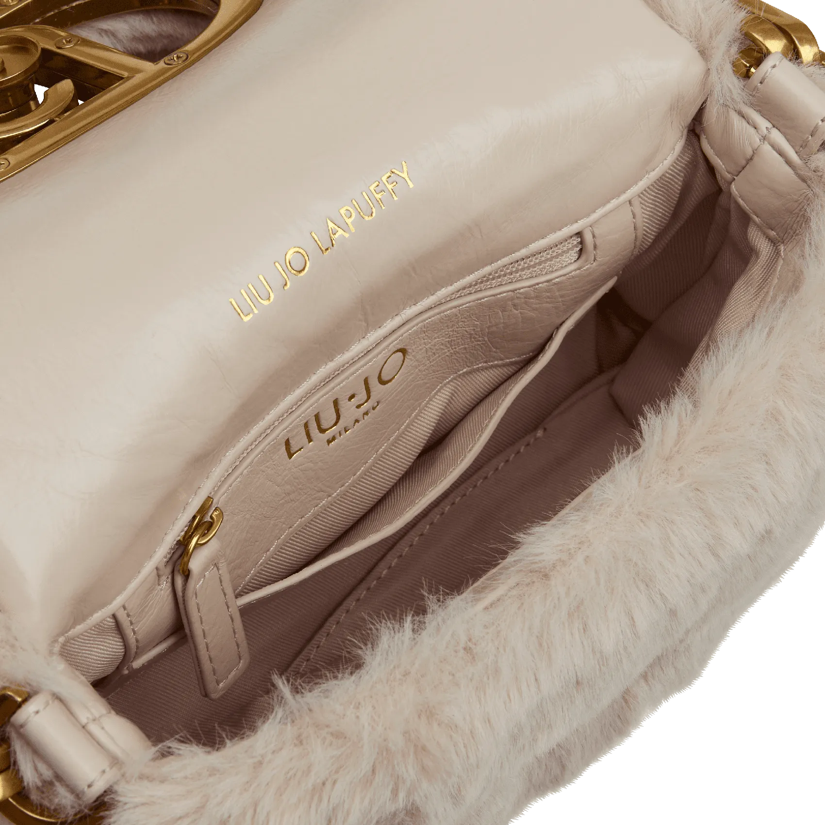  LIU JO   Borsa in pelliccia sintetica | Beige