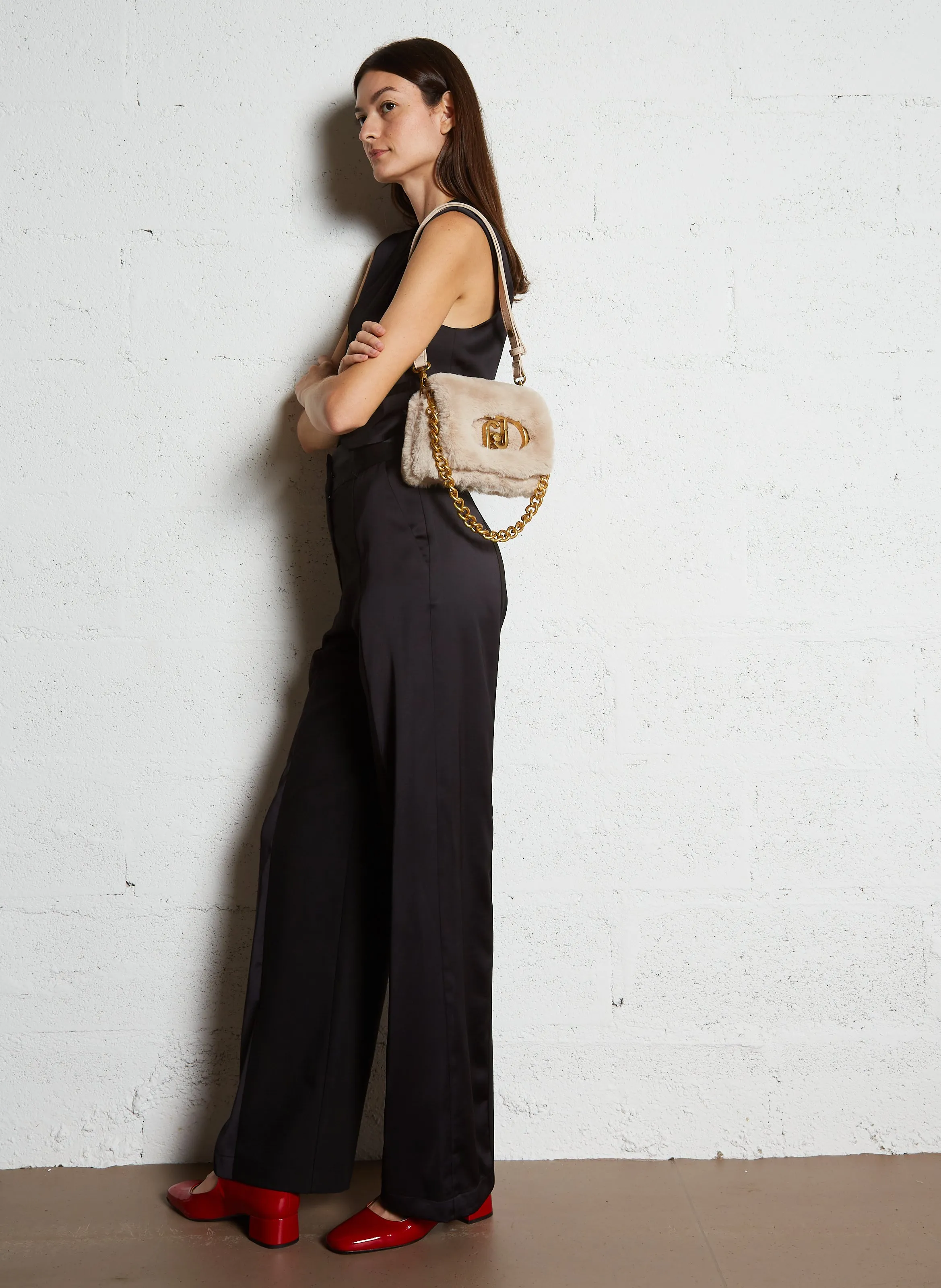  LIU JO   Borsa in pelliccia sintetica | Beige