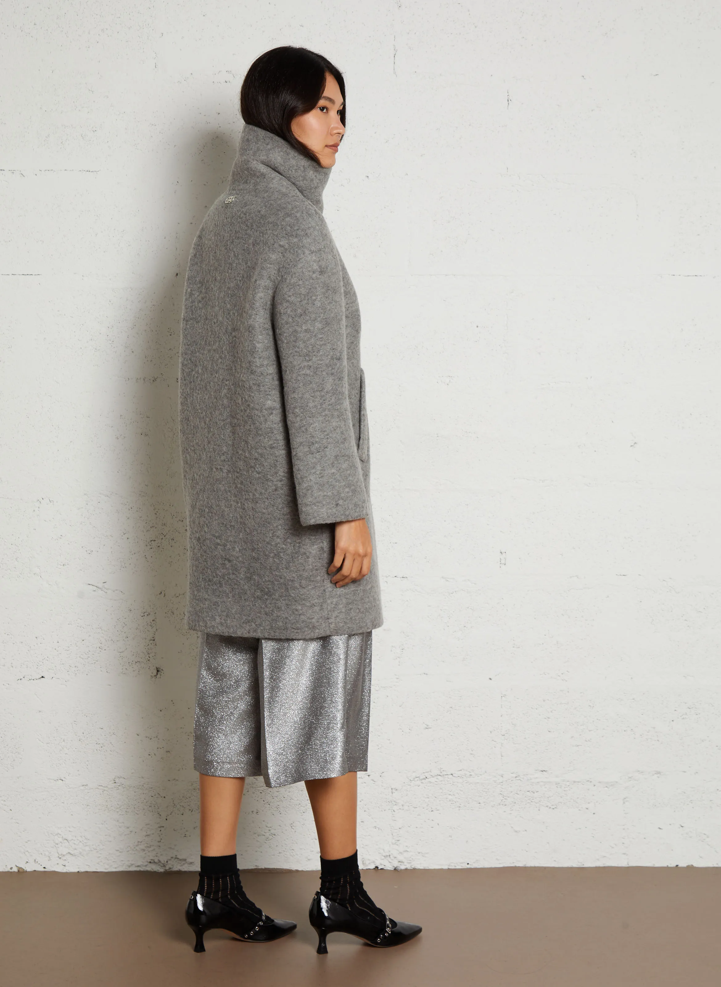  LIU JO   Cappotto con bottoni | Grigio