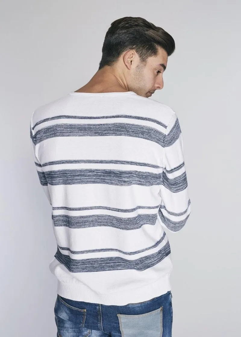 Maglia in cotone a righe