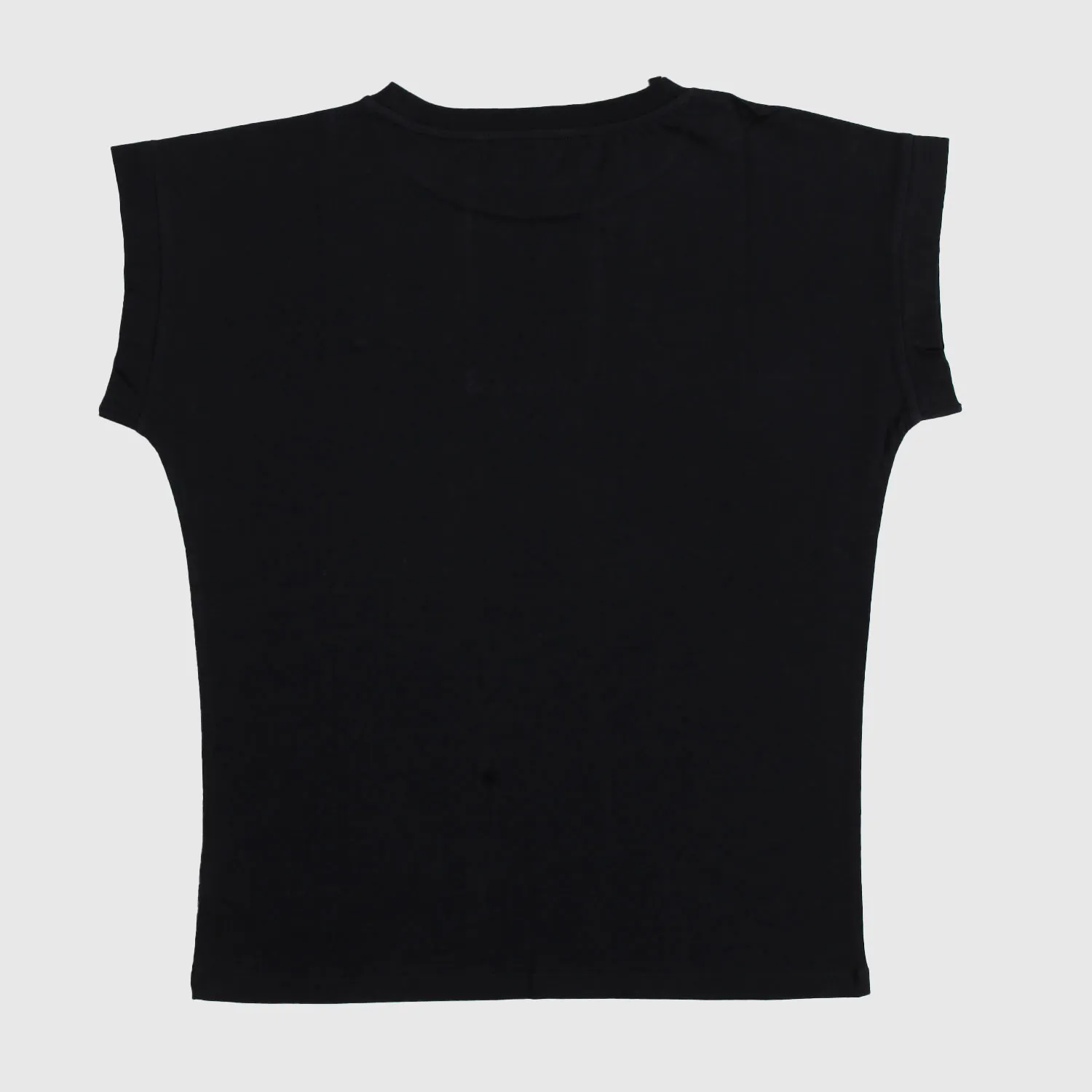 Maglia Nera Scritta Oro Oversize Ragazza