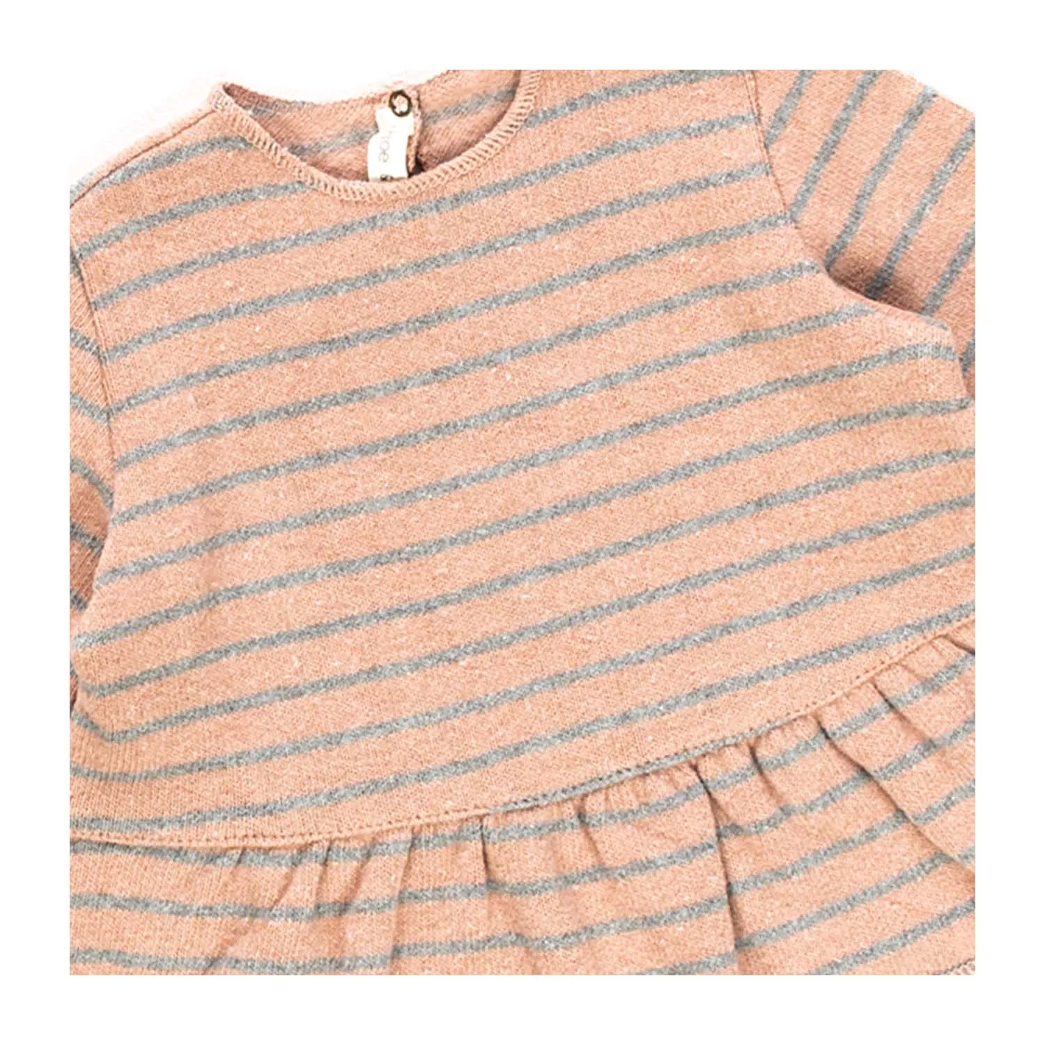 Maglia Rosa A Righe Bimba