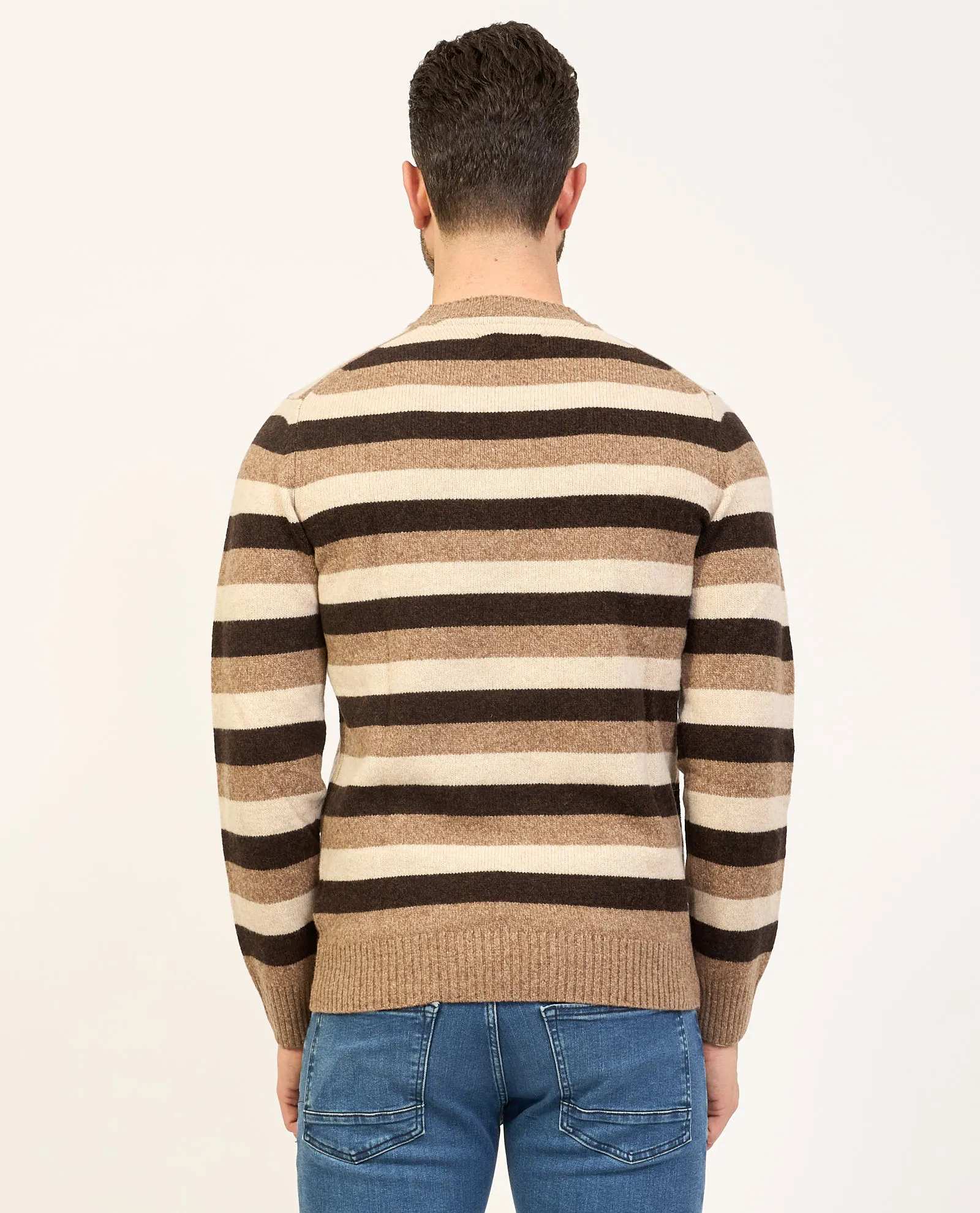 Maglia uomo Yes Zee girocollo fantasia a righe