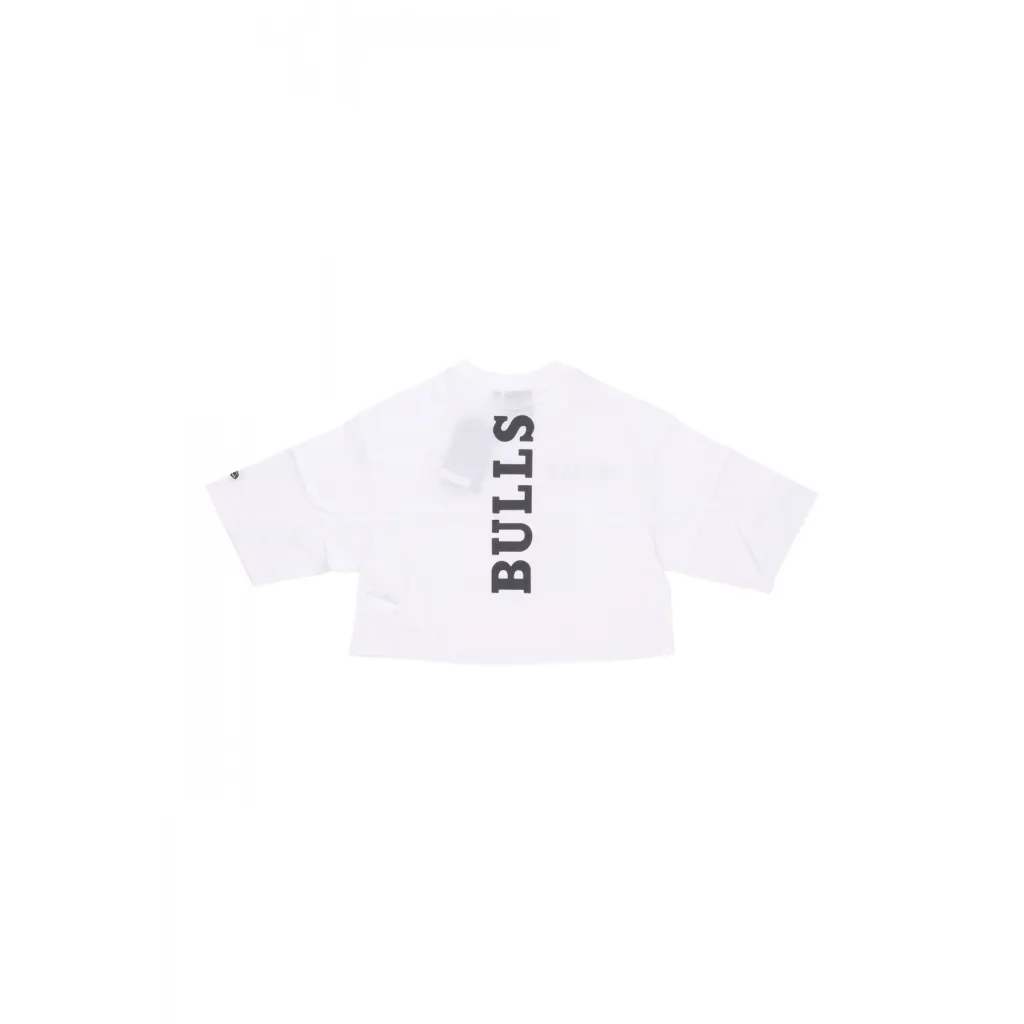 maglietta corta donna nba team logo crop tee chibul WHITE/FRONT DOOR RED