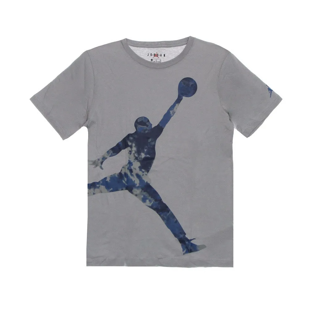 Maglietta Ragazzo Ice Dye Jumbo Jumpman Light Smoke Grey