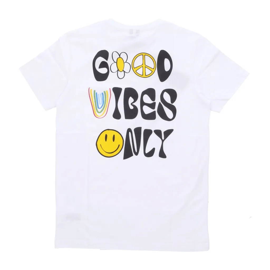 maglietta uomo good vibes only tee WHITE