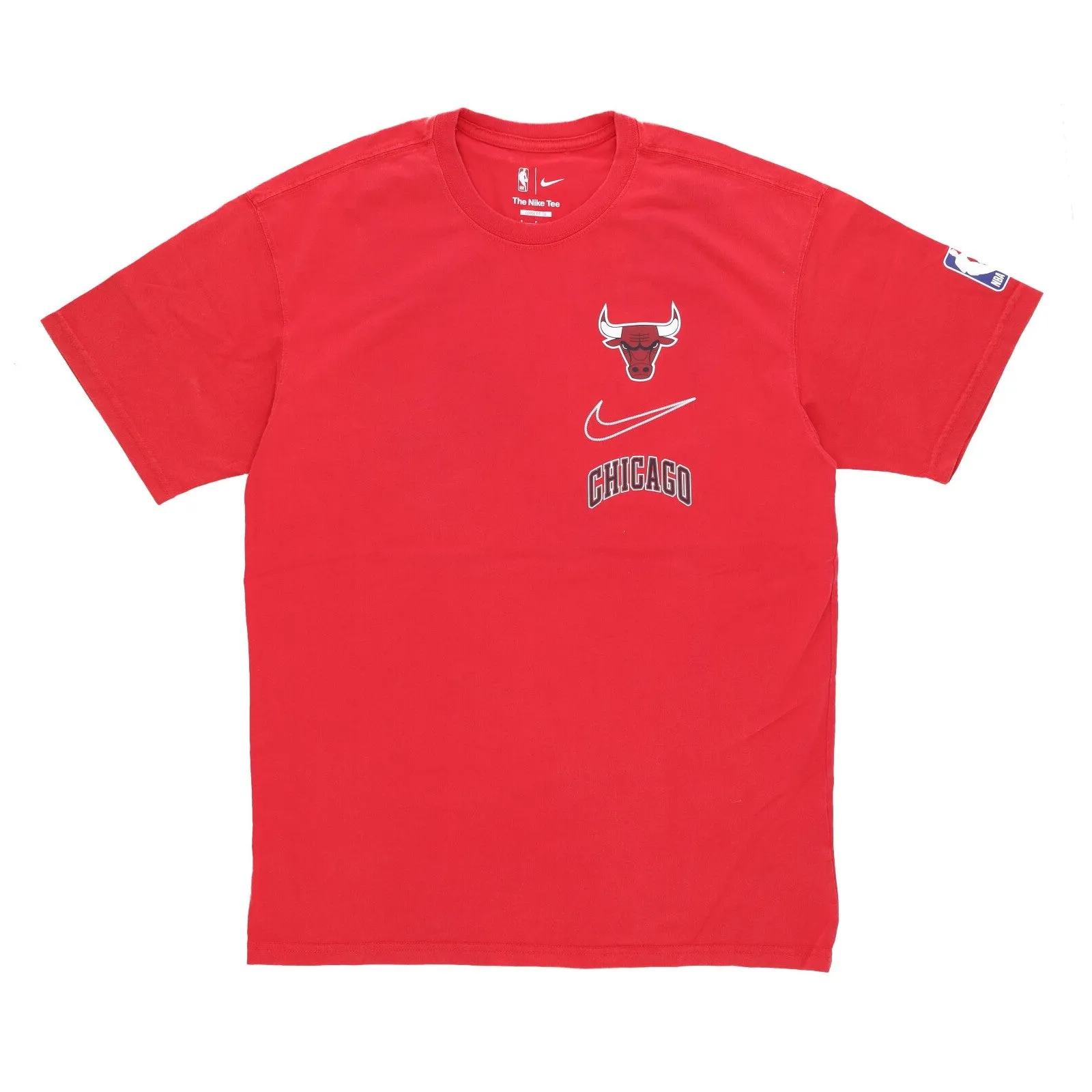 Maglietta Uomo Nba City Edition Courtside Max90 1 Tee Chibul University Red