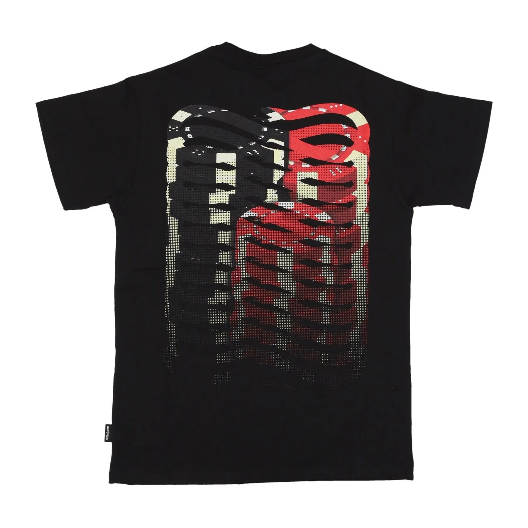 Maglietta Uomo Ribs Blind Tee Black