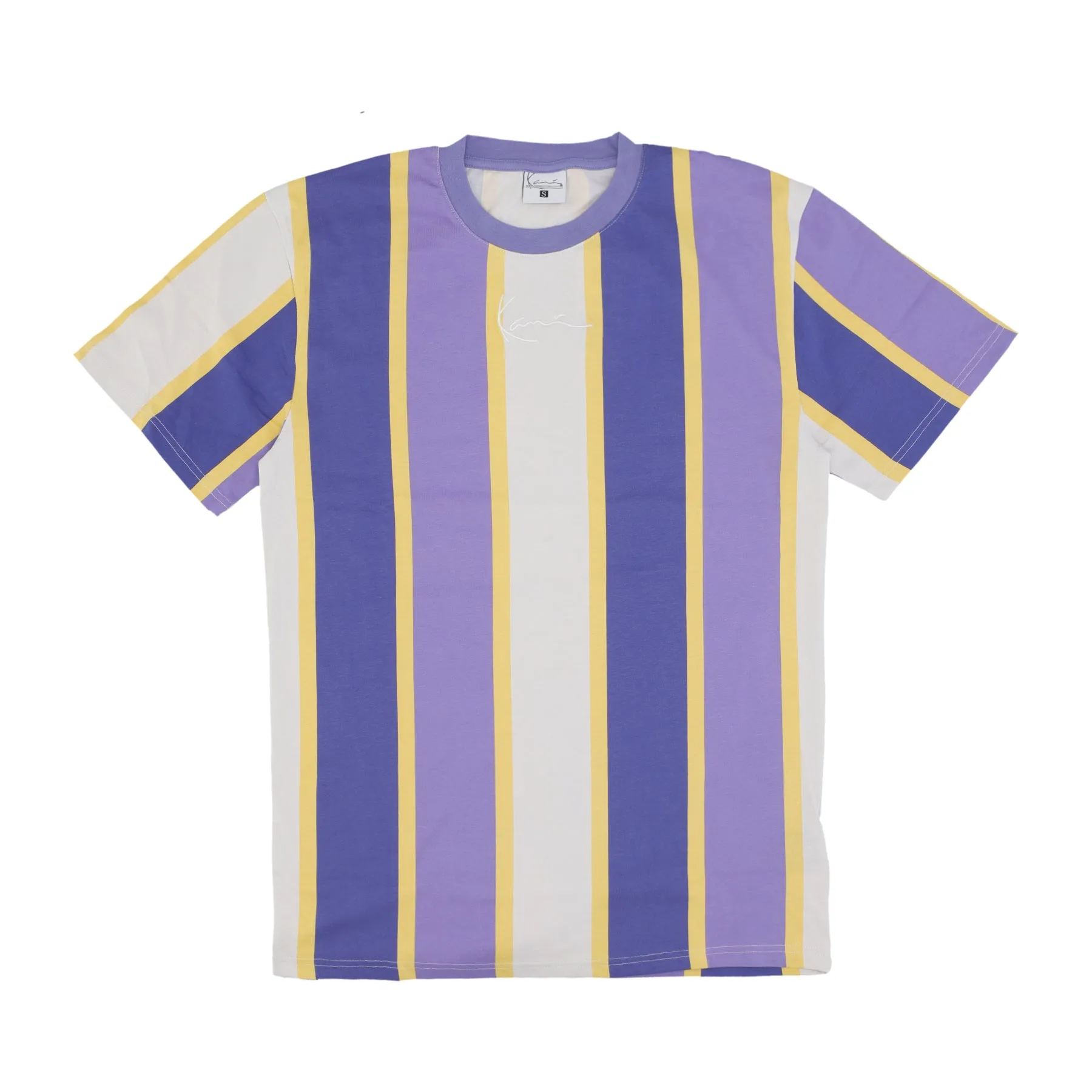Maglietta Uomo Small Signature Stripe Tee Lilac/navy/off White
