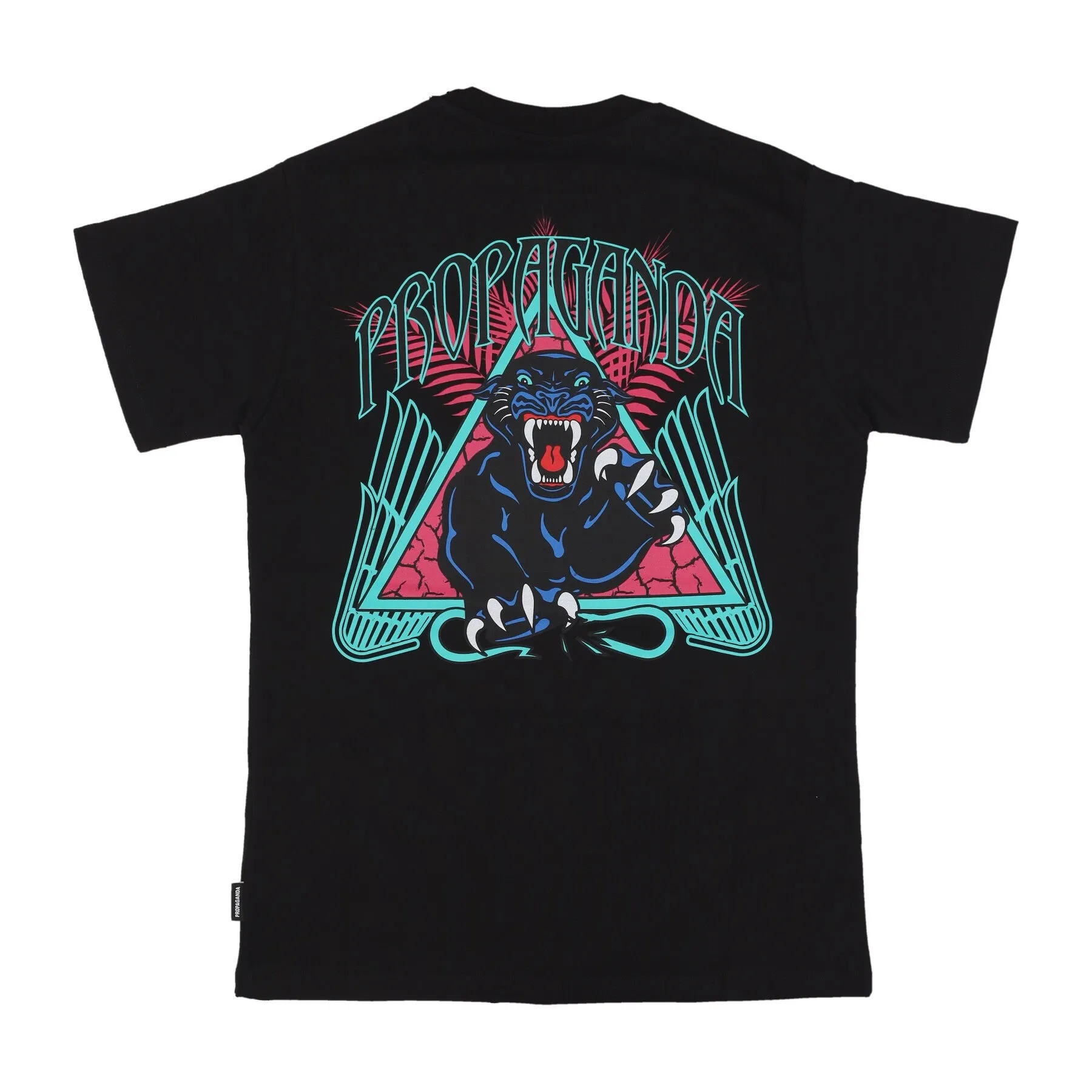 Maglietta Uomo Triangle Panther Tee Black