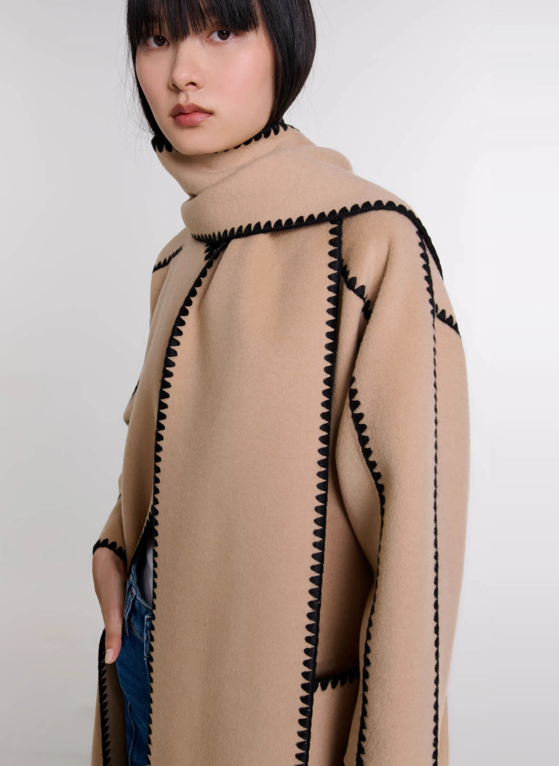  MAJE   Cappotto | Marrone