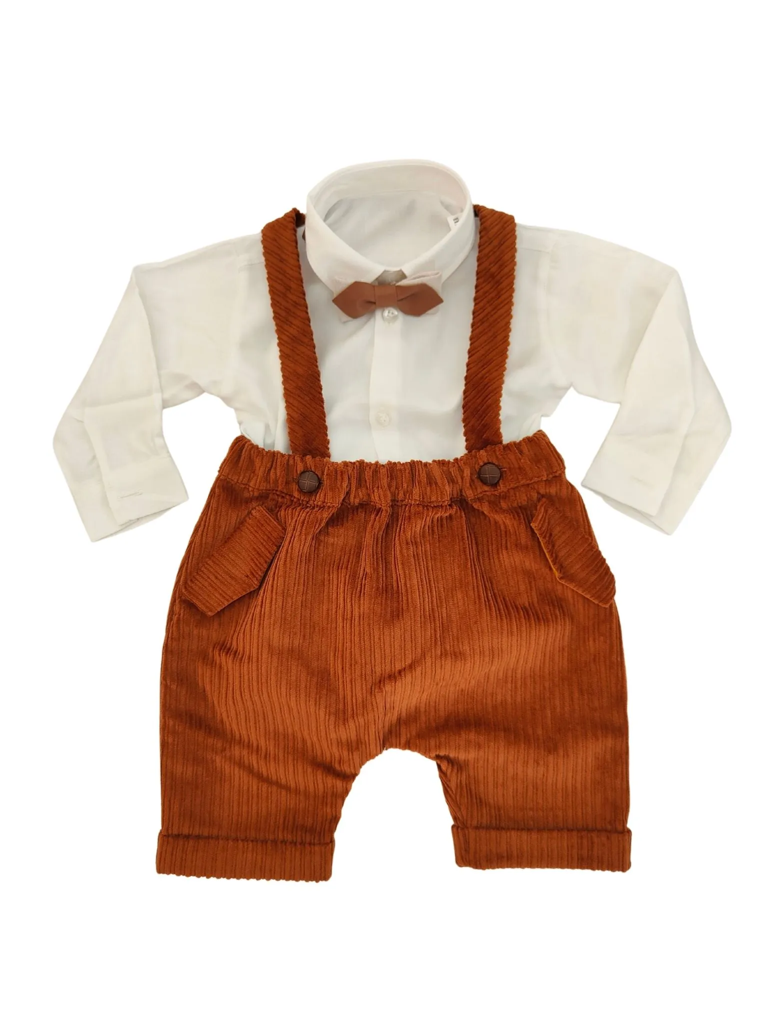 marlu  completino camicia e salopette