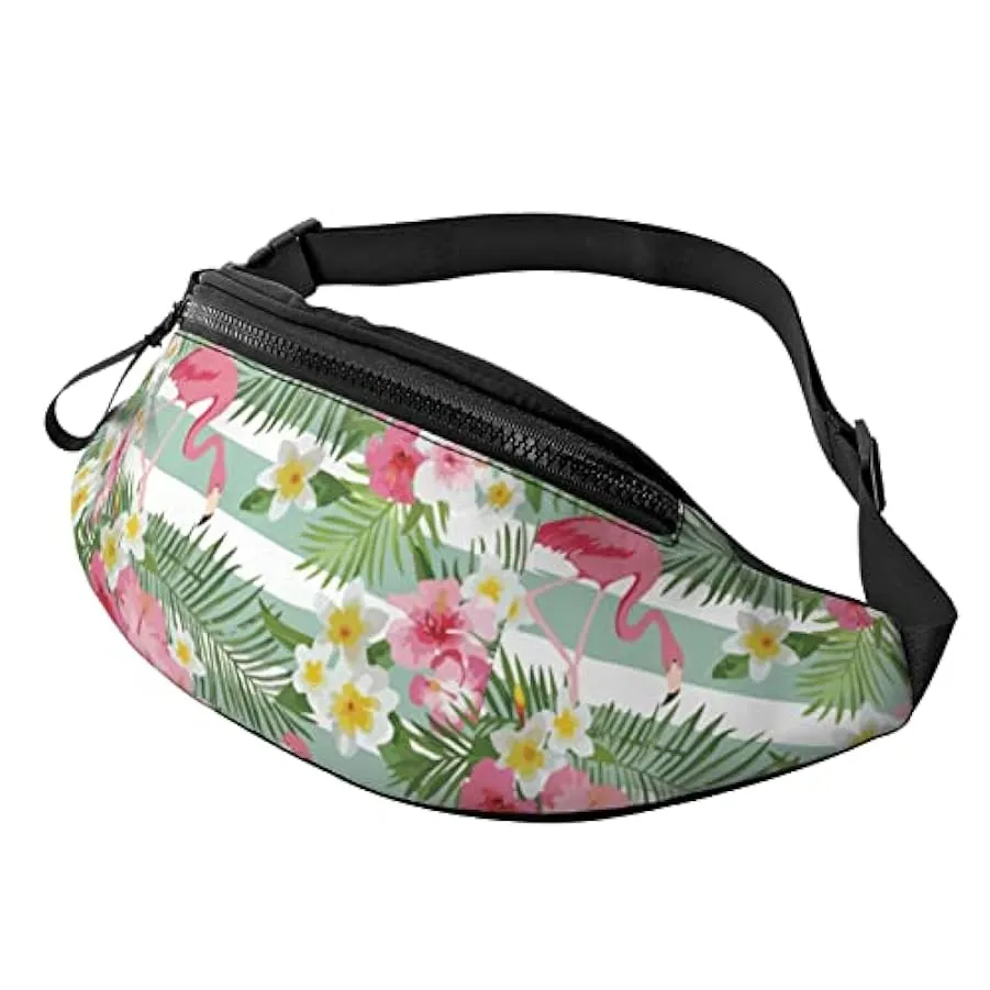 Marsupio da escursionismo Marsupio leggero con fenicottero tropicale floreale a tracolla 222917721