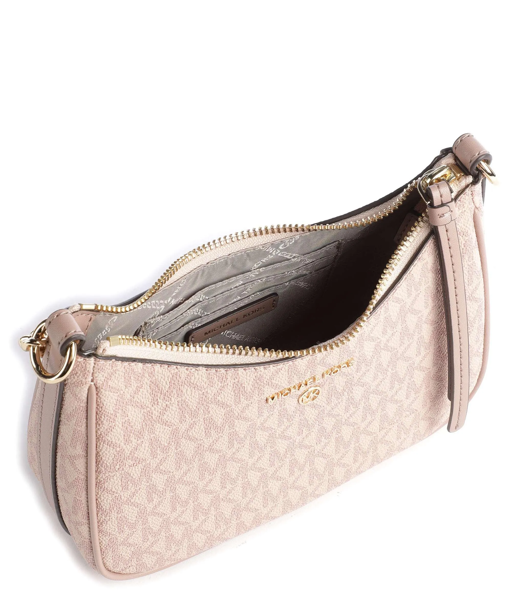  Michael Kors Jet Set Charm Borsa a spalla tela rosa antico  