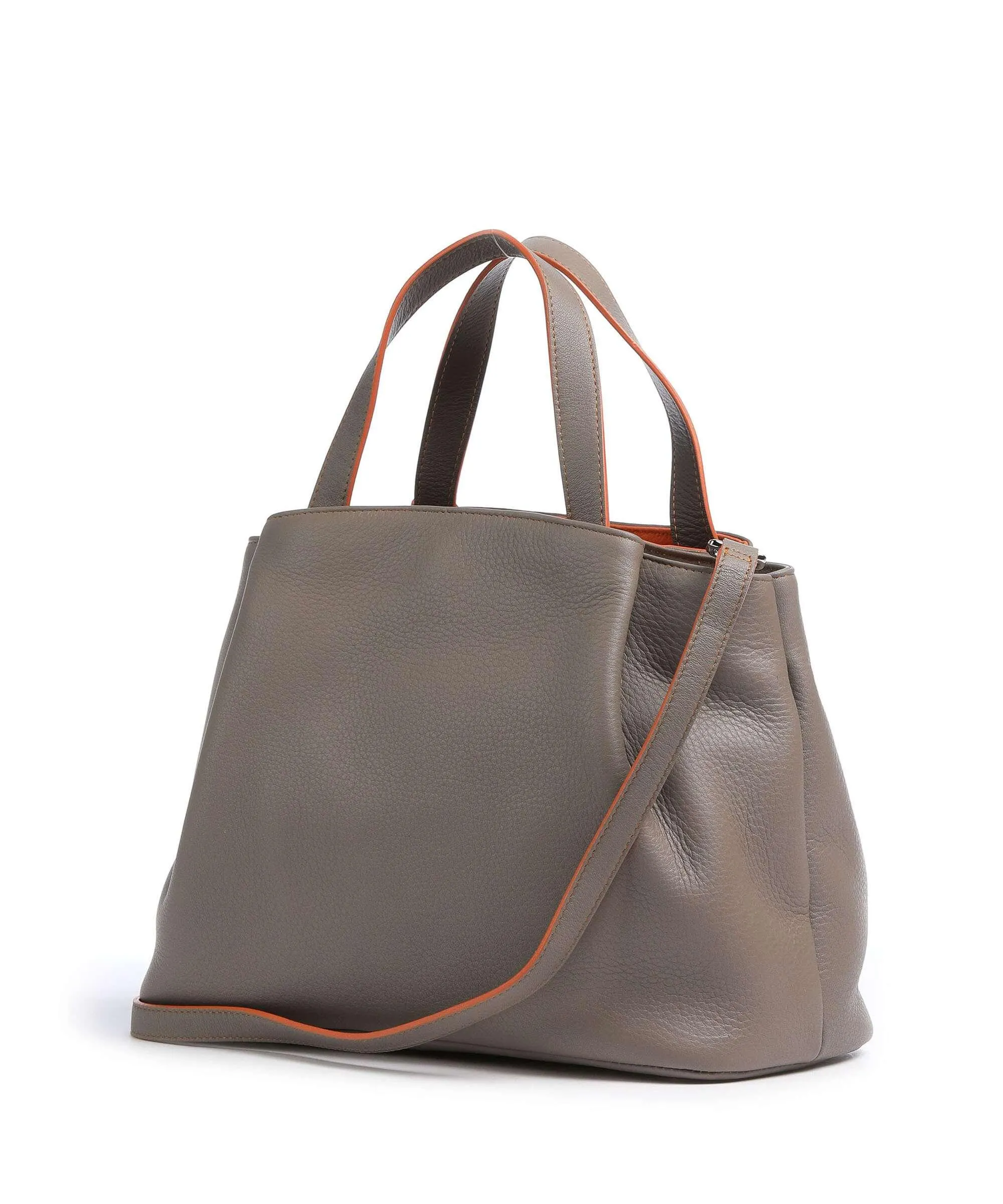  Mywalit Verona Borsa a mano nappa pelle grigio  