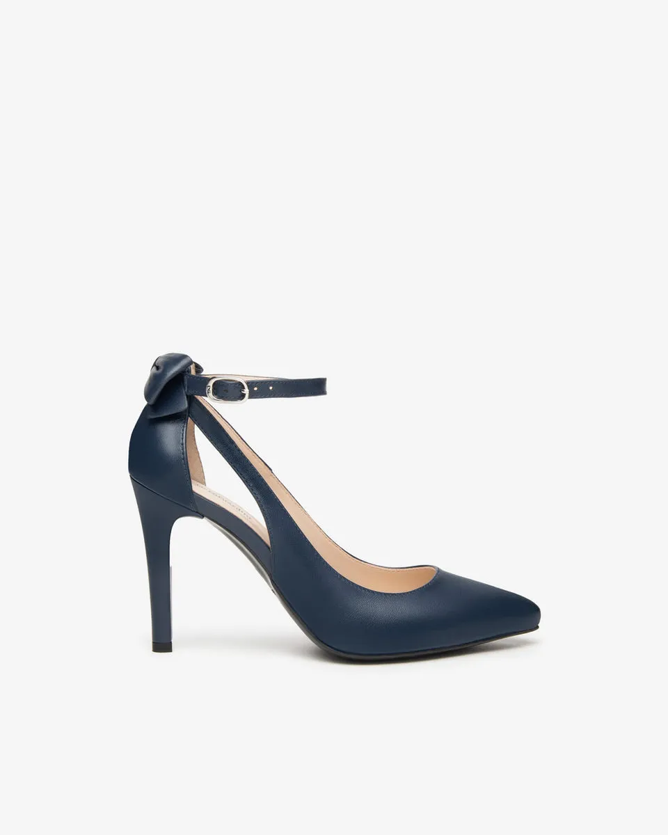 Nero Giardini E411072DE Décolleté donna in pelle blù