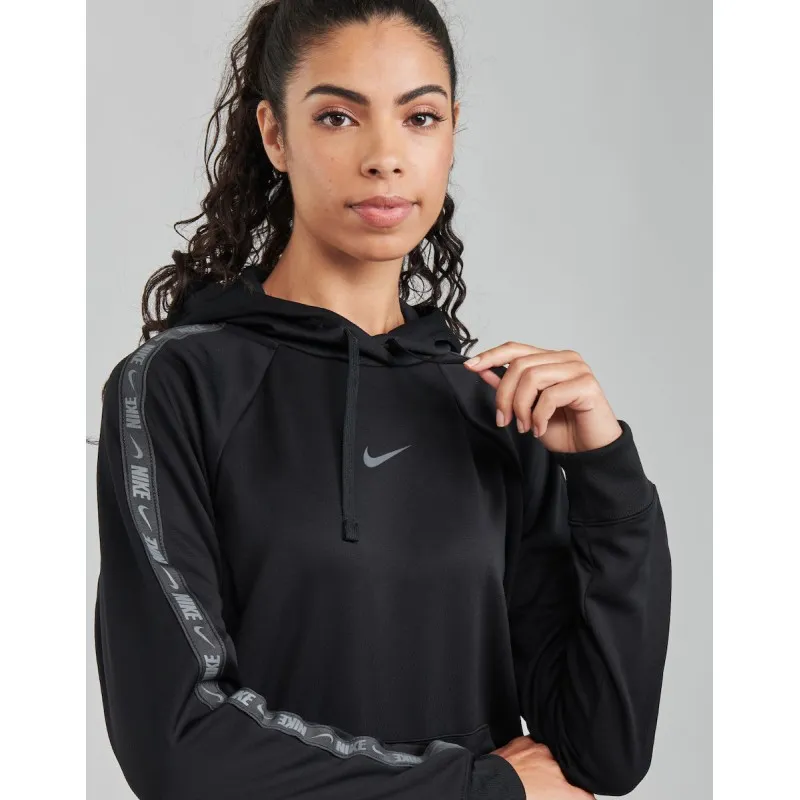 NIKE FELPA DONNA FELPA PULLOVER CON CAPPUCCIO COLORE NERO