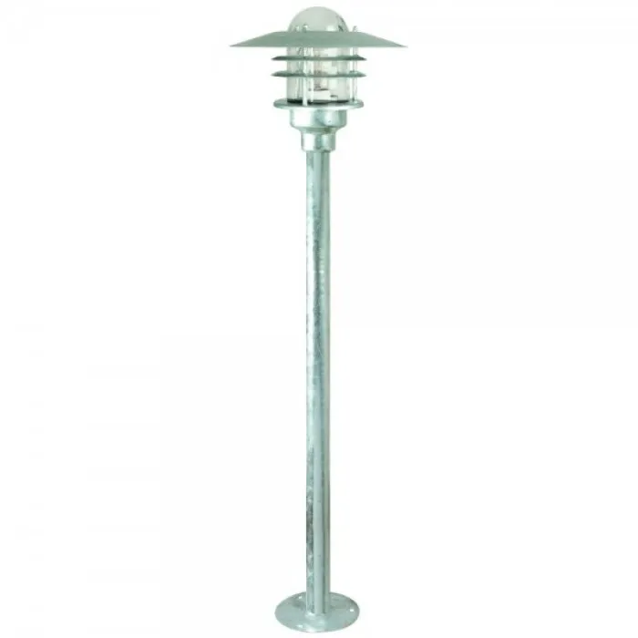 Nordlux AGGER Lampada da terra per esterno Zincato, 1-Luce