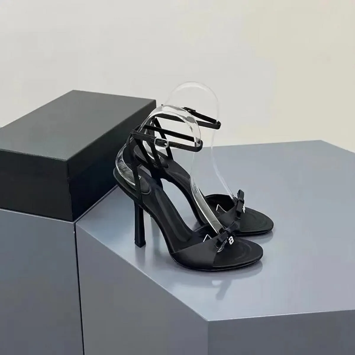 Nuovi sandali da donna con tacco alto Tendenza moda estiva Comfort Stivali peep toe Tacchi a spillo Scarpe da ballo jazz femmini