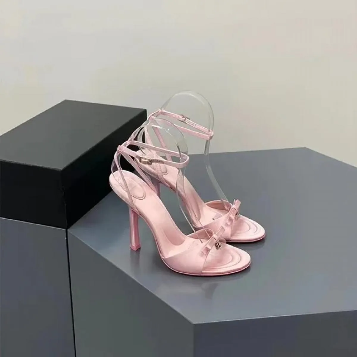 Nuovi sandali da donna con tacco alto Tendenza moda estiva Comfort Stivali peep toe Tacchi a spillo Scarpe da ballo jazz femmini
