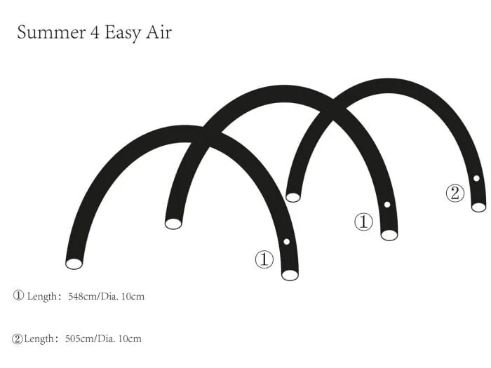 Obelink Summer 4 TC Easy Air airtube principale posteriore