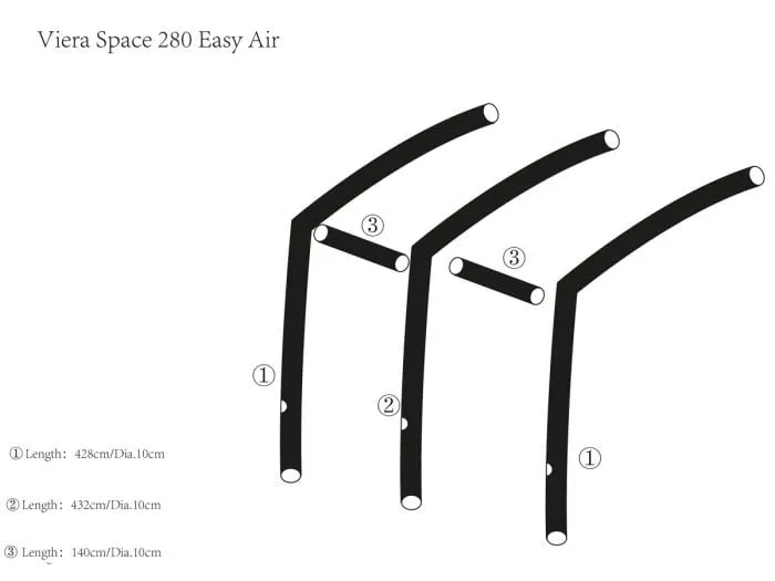 Obelink Viera Space Easy Air airtube principale centrale