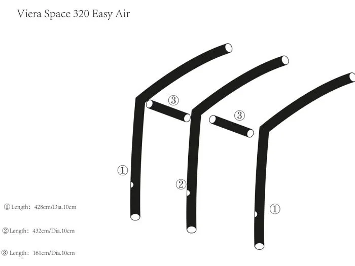 Obelink Viera Space Easy Air airtube principale centrale