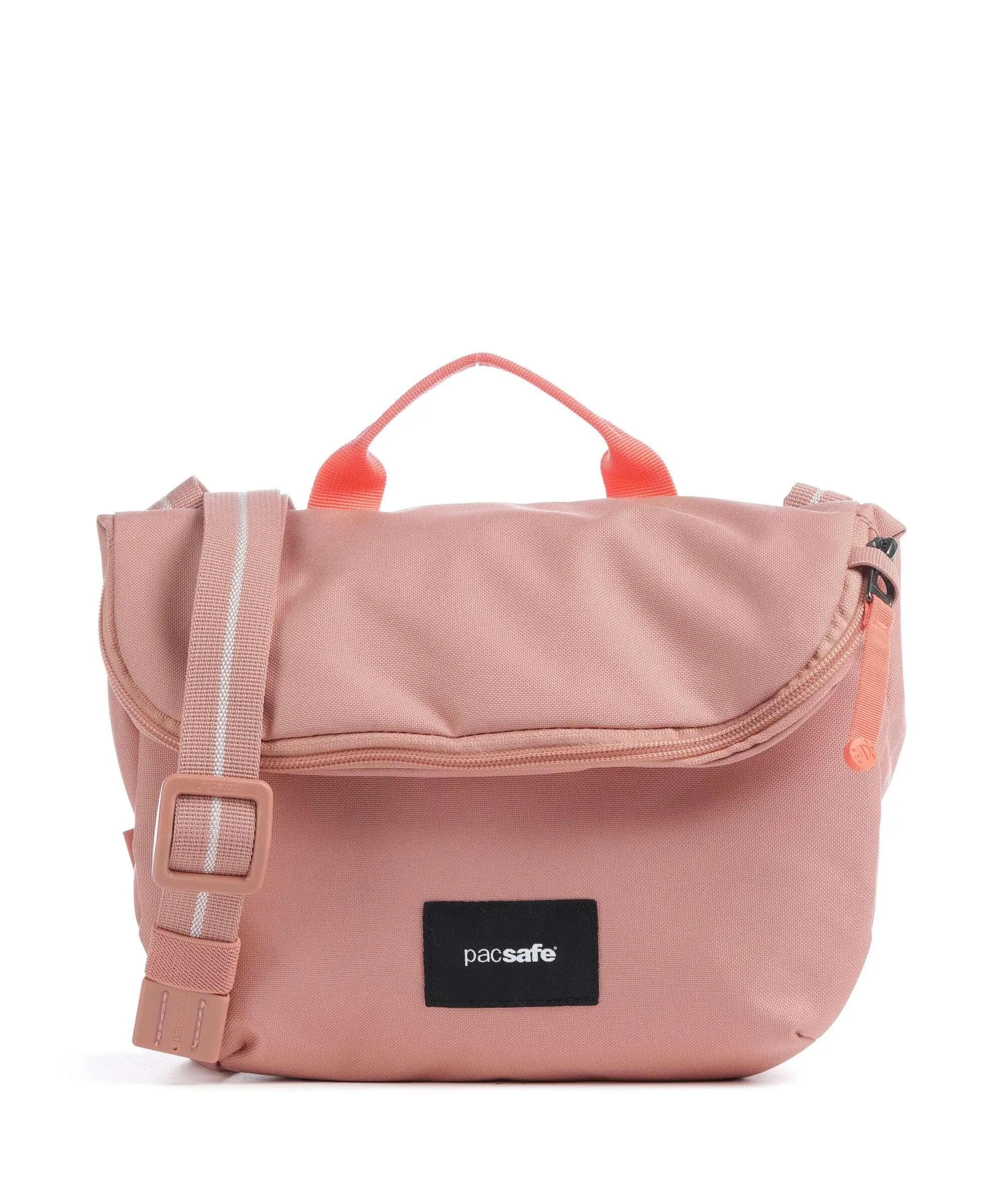  Pacsafe Go Saddle Borsa a tracolla poliestere riciclato rosa  