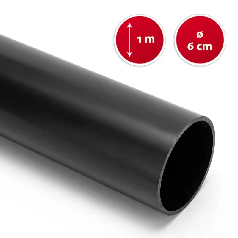 Palo diametro 60mm lunghezza 100cm in abs per serie apolux
