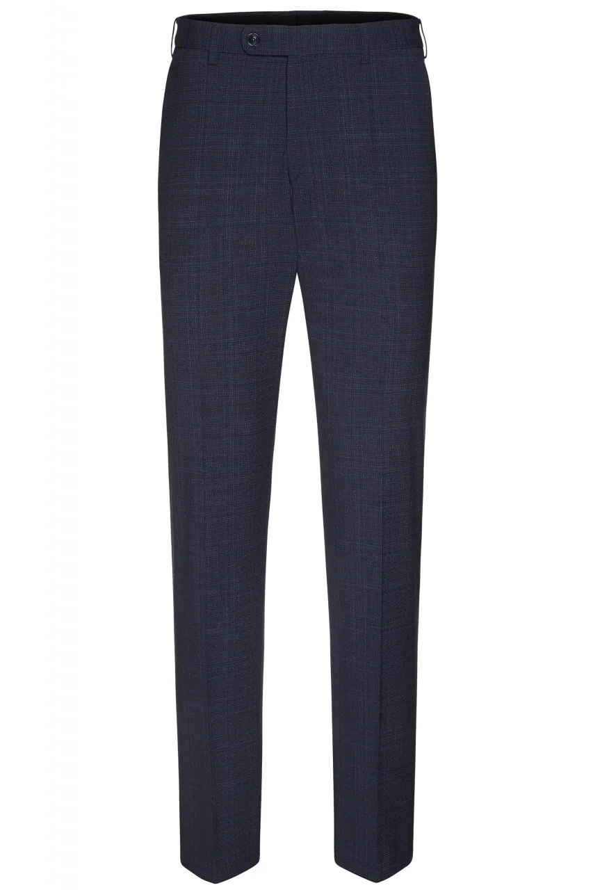 Pantalone digel blu fantasia principe di galles drop sei modern fit