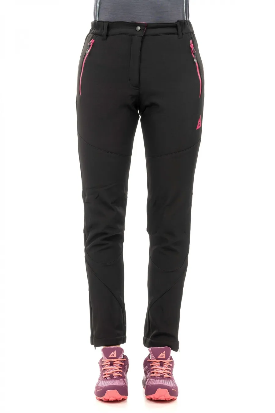 Pantalone Donna invernale Softshell, termico, traspirante e antivento - Trekking e Outdoor